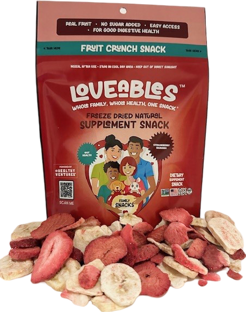 Loveables™    FREEZE DRIED NATURAL SUPPLEMENT SNACK
