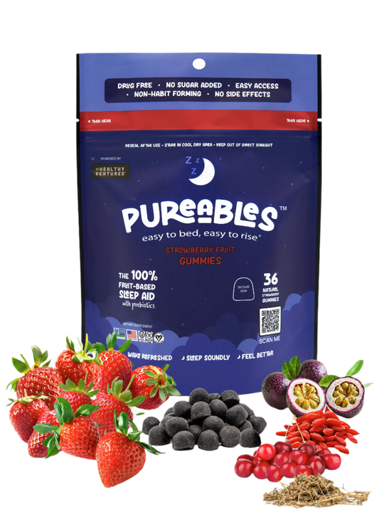 Pureables™ All-Natural Sleep Strawberry Gummies