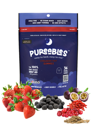 Pureables™ All-Natural Sleep Strawberry Gummies