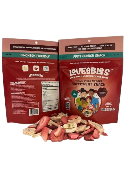 Loveables™    FREEZE DRIED NATURAL SUPPLEMENT SNACK